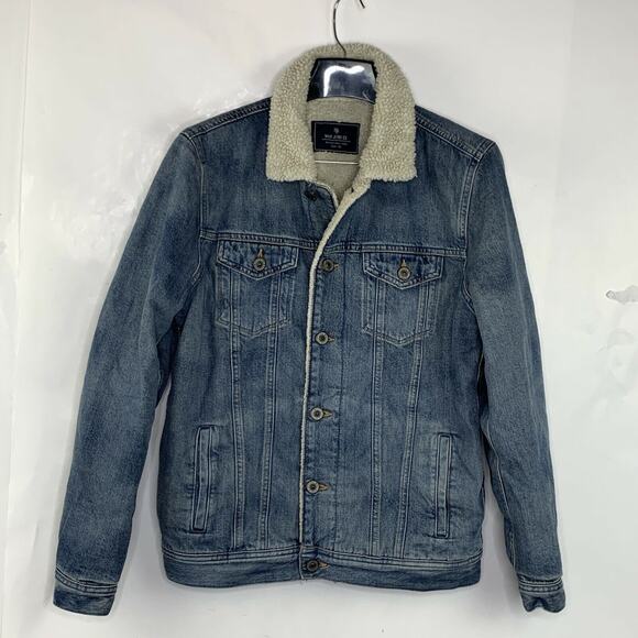 Mavi Jeans Co. Karla Sherpa Denim Jacket NWOT Size S - Picture 5 of 12